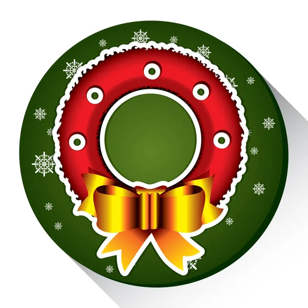 Navidad Icono Vector Ilustración — Vector de stock
