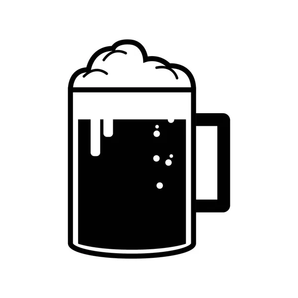 Cerveza Simple Vector Color Ilustración — Archivo Imágenes Vectoriales