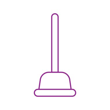 Tasarımınız için temizleme simgesinin vektör şablonu