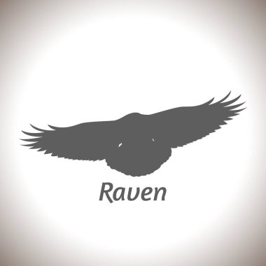 kuş simgesi vektör illüstrasyonu 