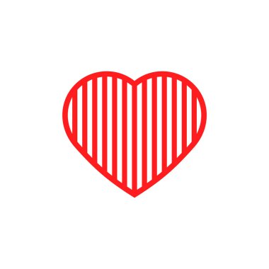 Sevgililer Günü kartı için renkli vektör şablonu