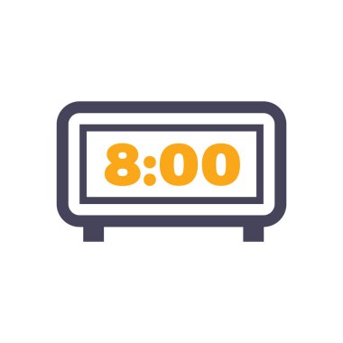 saat vektör çizimi, simge ögesi arkaplanı