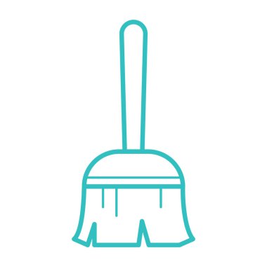 Tasarımınız için temizleme simgesinin vektör şablonu