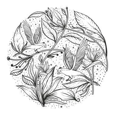 Vektör illüstrasyonu, simge ögesi arkaplanı