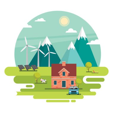 modern grafik simgesi vektör illüstrasyonu 