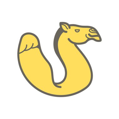 Simgeli basit biçimlendirilmiş pankart, vektör illüstrasyonu