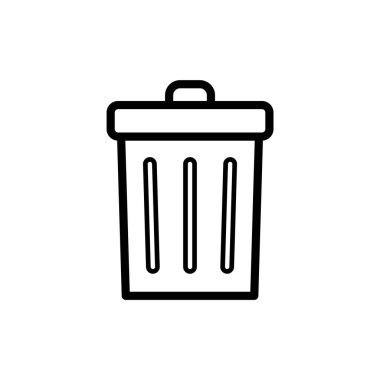 bin vektör illüstrasyonu, simge ögesi arkaplanı