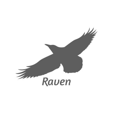 kuş simgesi vektör illüstrasyonu 