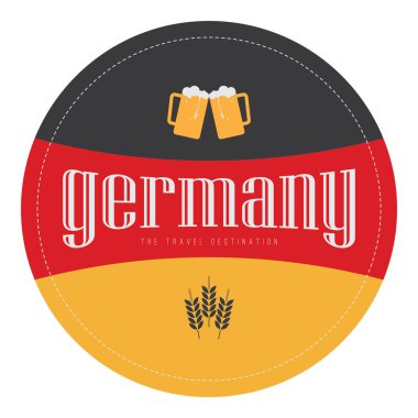 Bir Almanya 'nın vektör illüstrasyonu 