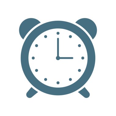 Zaman simgesinin vektör şablonu, saat illüstrasyonu 