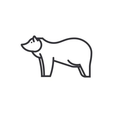 Basit grafik simgesi vektör illüstrasyonu