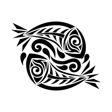 Zodiac vektör çizimi, simge ögesi arkaplanı