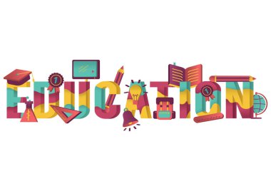 Basit grafik vektör illüstrasyonu