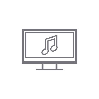 Simgeli basit biçimlendirilmiş pankart, vektör illüstrasyonu