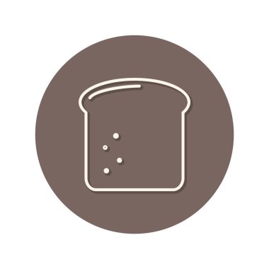 Web sitesi, vektör illüstrasyonu için düz simge 