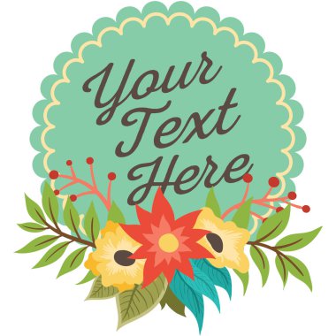 Basit grafik vektör illüstrasyonu