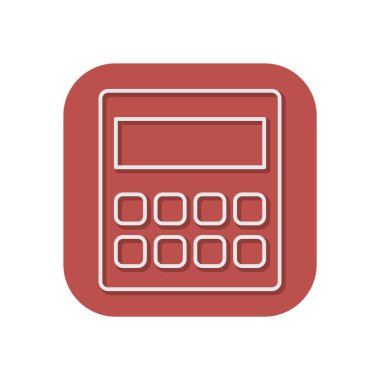 Web sitesi, vektör illüstrasyonu için düz simge 