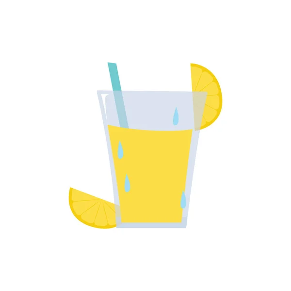 Limonade Vektor Illustration Icon Element Hintergrund — Stockvektor