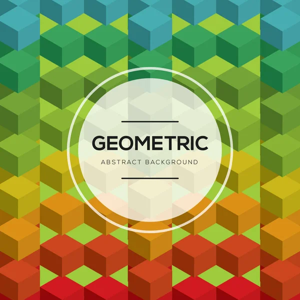 Abstrakter Geometrischer Hintergrund Vektorillustration — Stockvektor