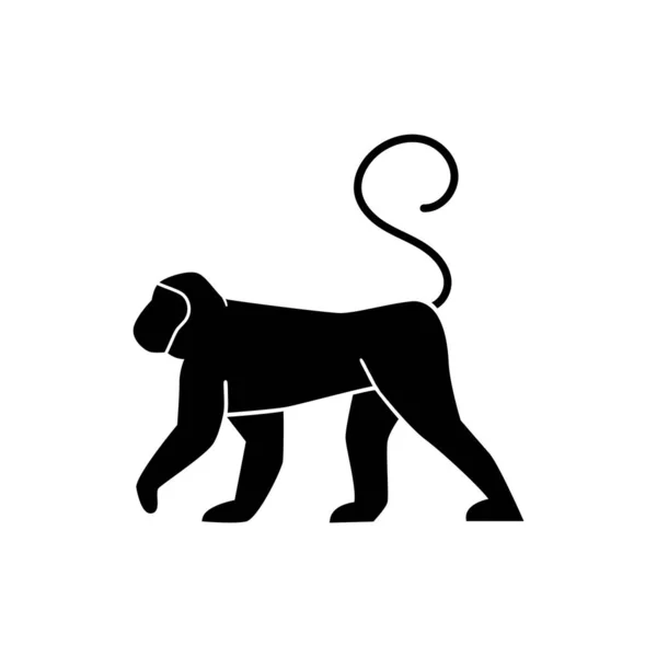 Ikona Zwierzęcia Białym Tle — Wektor stockowy