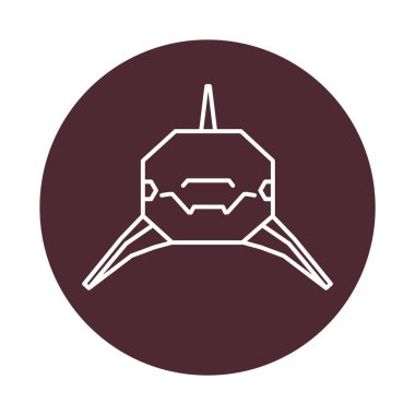 Web sitesi, vektör illüstrasyonu için düz simge 