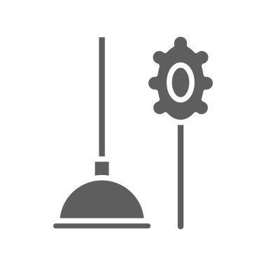 Zaman simgesinin vektör şablonu, saat illüstrasyonu 