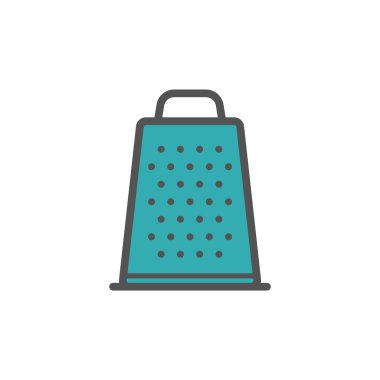 Simgeli basit biçimlendirilmiş pankart, vektör illüstrasyonu