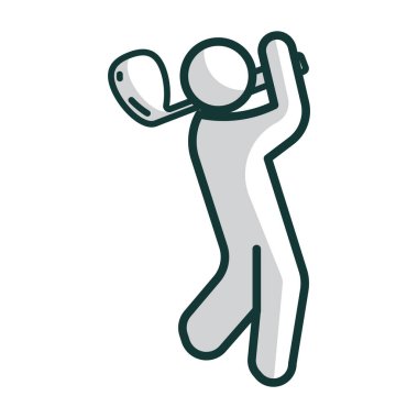 Vektör illüstrasyonu, simge ögesi arkaplanı