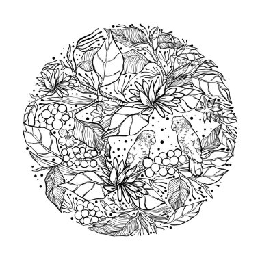 Vektör illüstrasyonu, simge ögesi arkaplanı