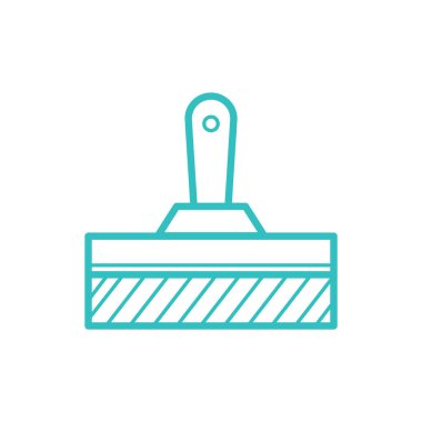 Tasarımınız için temizleme simgesinin vektör şablonu