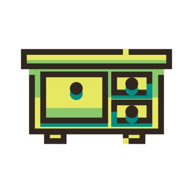 Vektör illüstrasyonu, simge ögesi arkaplanı