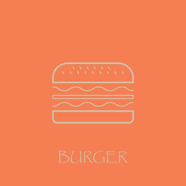 yiyecek konsepti arka plan, modern vektör illüstrasyonu 