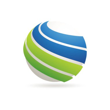 Dünya 'nın renkli vektör çizimi