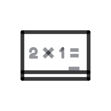 Basit grafik vektör illüstrasyonu