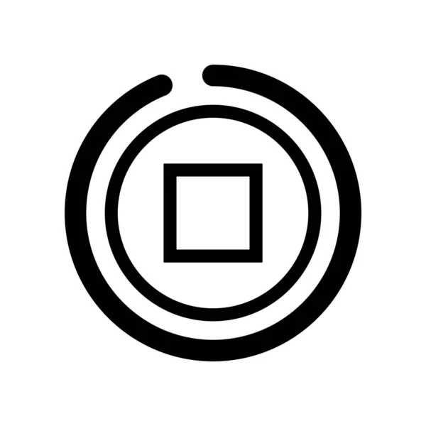 Flaches Symbol Für Webseite Vektorillustration — Stockvektor