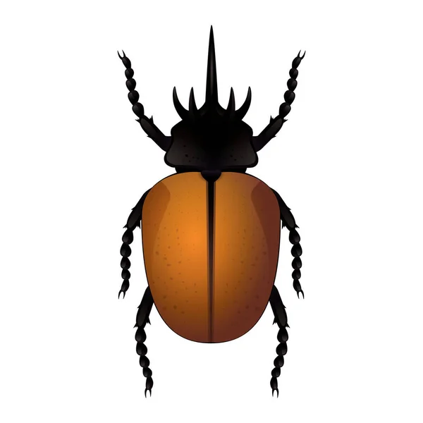 Illustration Vectorielle Bug Fond Élément Icône — Image vectorielle