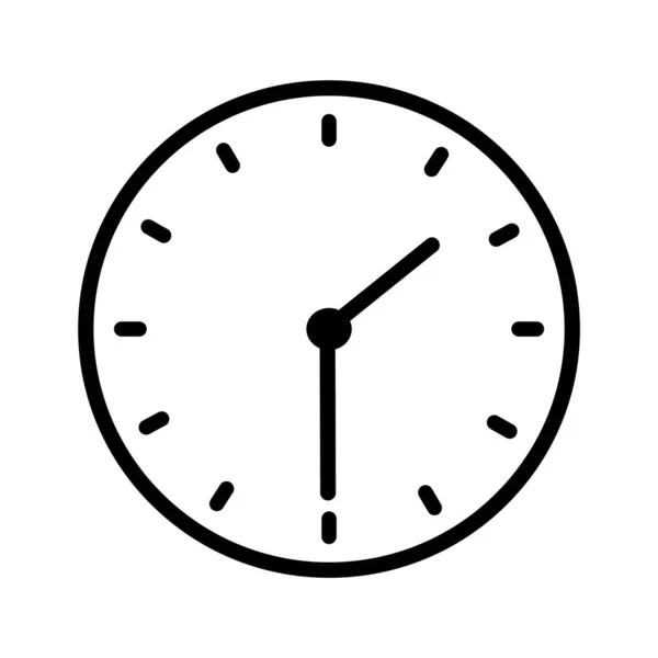 Reloj Vector Ilustración Icono Elemento Fondo — Vector de stock