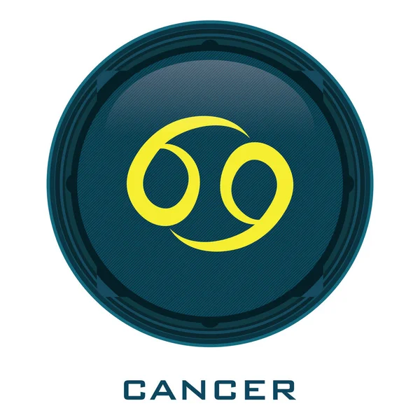 Ikona Znaku Zodiaku Symbol Horoskopu Ilustracja Wektora — Wektor stockowy