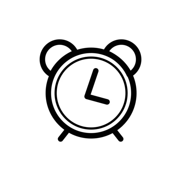 Vector Template Time Icon Clock Illustration — Stock Vector