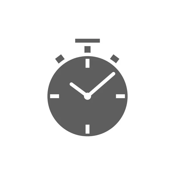 Plantilla Vectorial Del Icono Del Tiempo Ilustración Del Reloj — Vector de stock