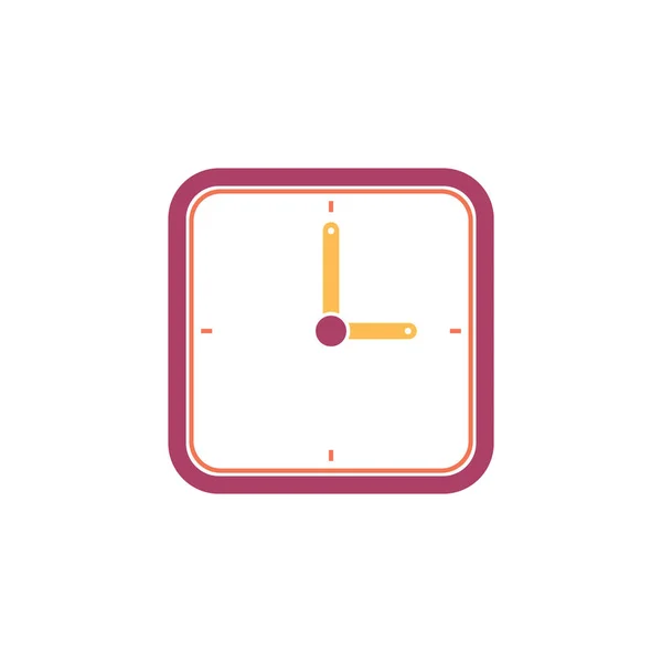 Uhr Vektor Illustration Icon Element Hintergrund — Stockvektor