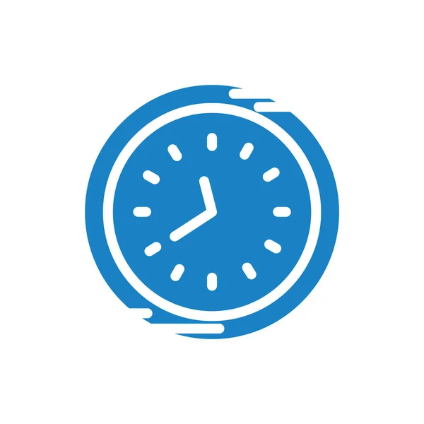 Relógio Vetor Ilustração Ícone Elemento Fundo —  Vetores de Stock