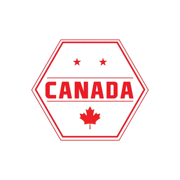 Happy Canada Dag Illustratie Vector Illustratie — Stockvector