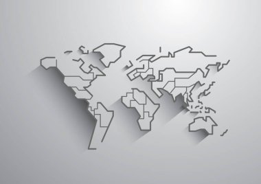 Basit grafik vektör illüstrasyonu