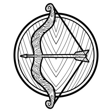 Basit grafik simgesi vektör illüstrasyonu