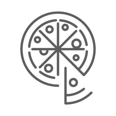 Basit grafik simgesi vektör illüstrasyonu