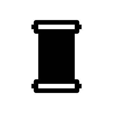 Simgeli basit biçimlendirilmiş pankart, vektör illüstrasyonu