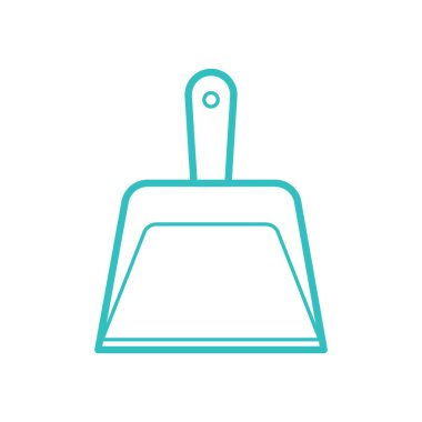 Tasarımınız için temizleme simgesinin vektör şablonu