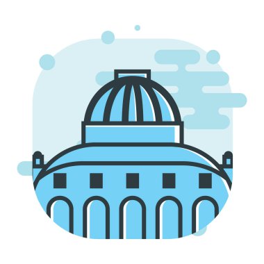 Web sitesi, vektör illüstrasyonu için düz simge 