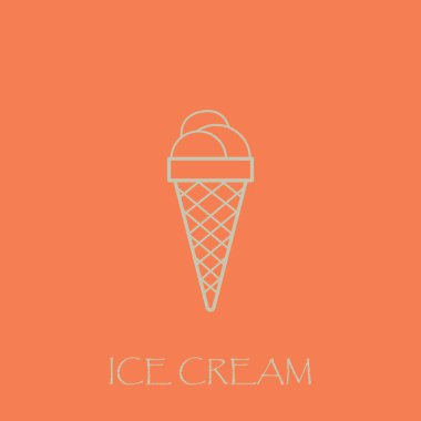 yiyecek konsepti arka plan, modern vektör illüstrasyonu 